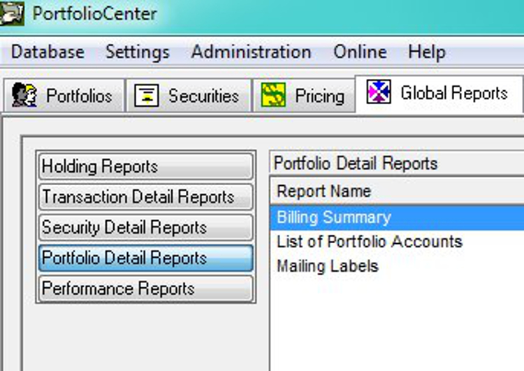 Don’t use PortfolioCenter Billing Summary to verify invoices
